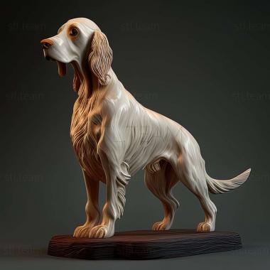 3D модель Собака англійський сетер (STL)